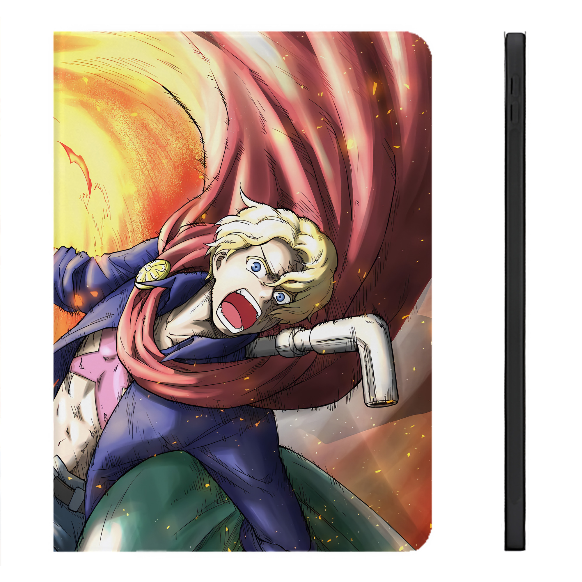 （画像用） ワンピース ONE PIECE IPadケース ペンホルダー付き ブックスタイルデザイン